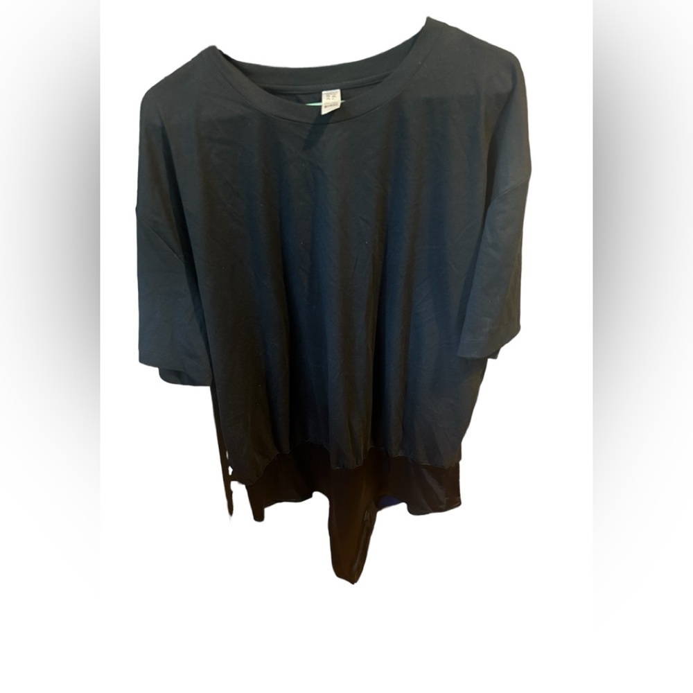 SPANX Bodysuit Black Tee Size 2X